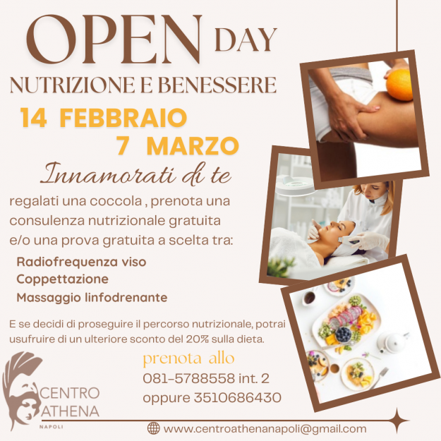OPEN DAY NUTRIZIONE E BENESSERE
