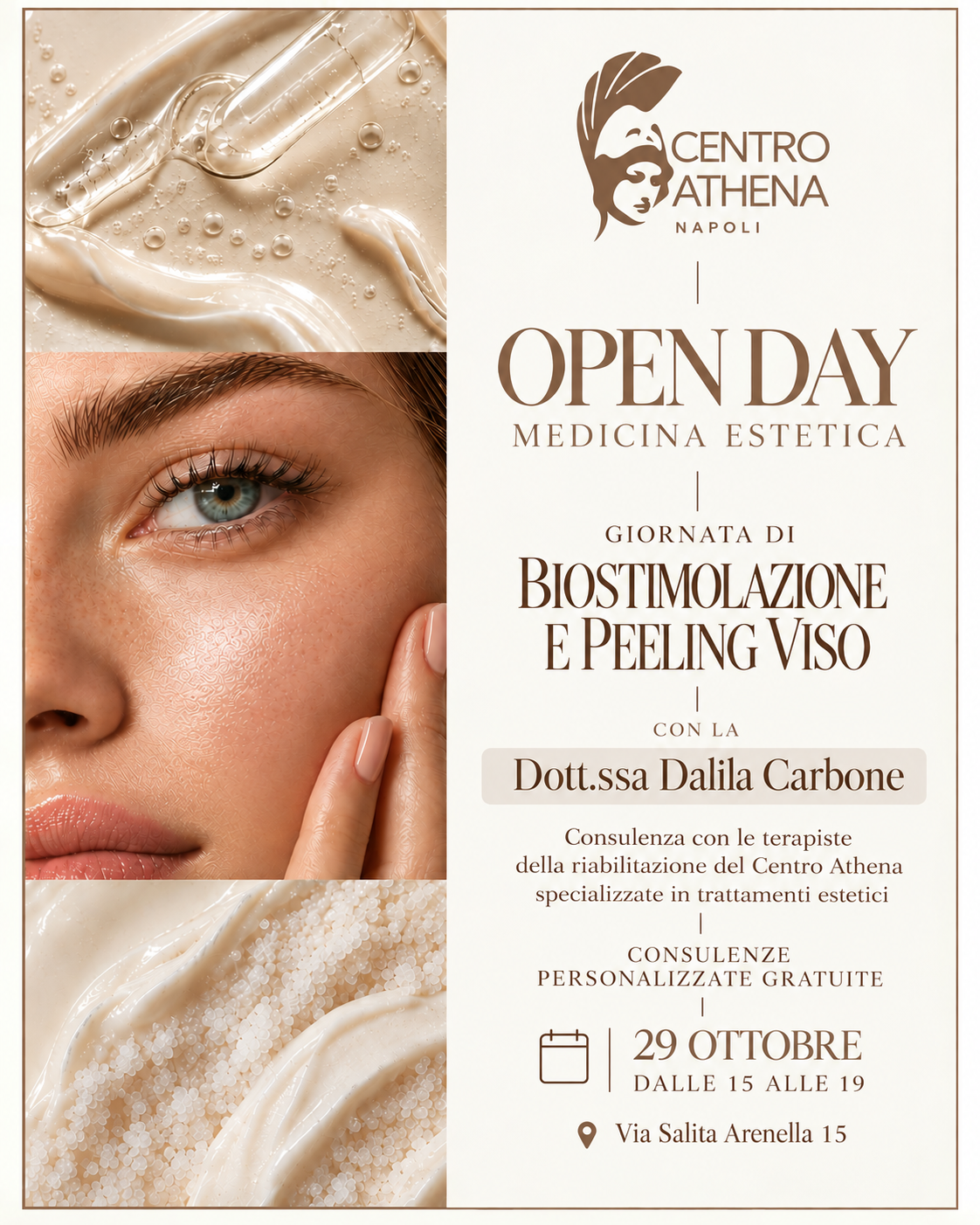 Locandina Open Day Athena Napoli